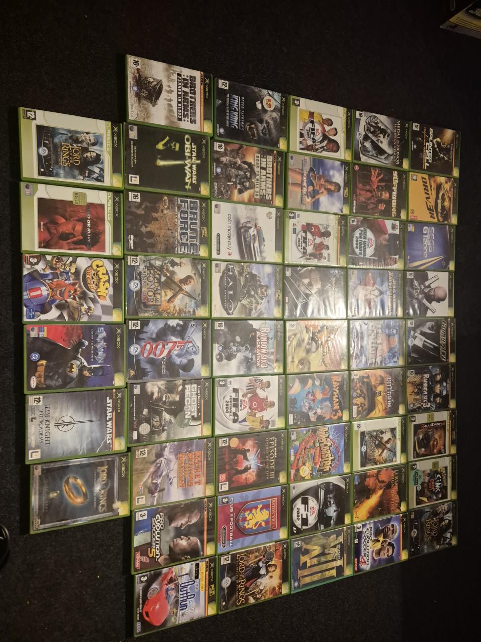 Xbox original met games