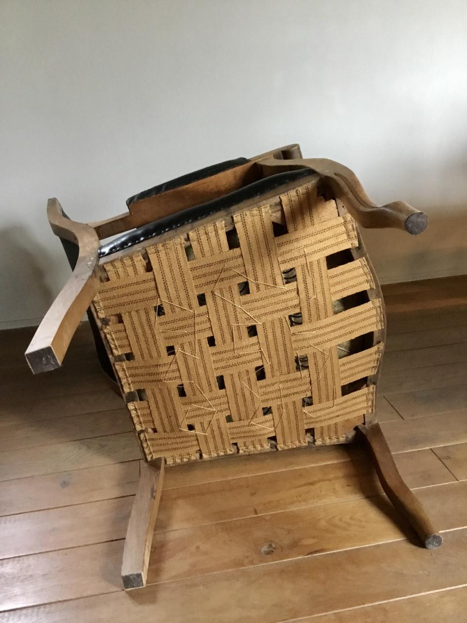 Neo-klassieke STOEL vakkundig gerestaureerd ! > 100 jarig