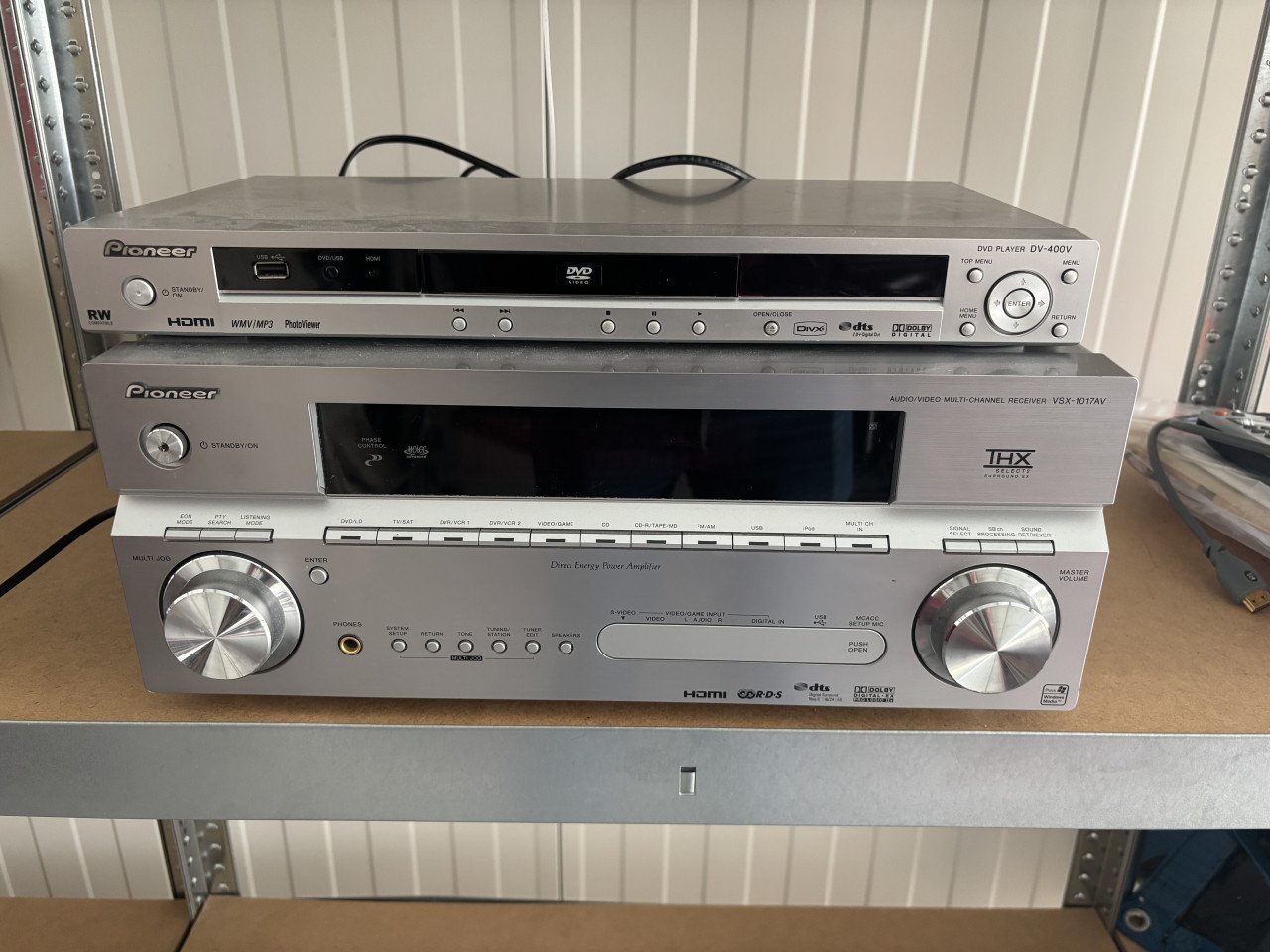 Pioneer VSX-1017AV + DV-400V
