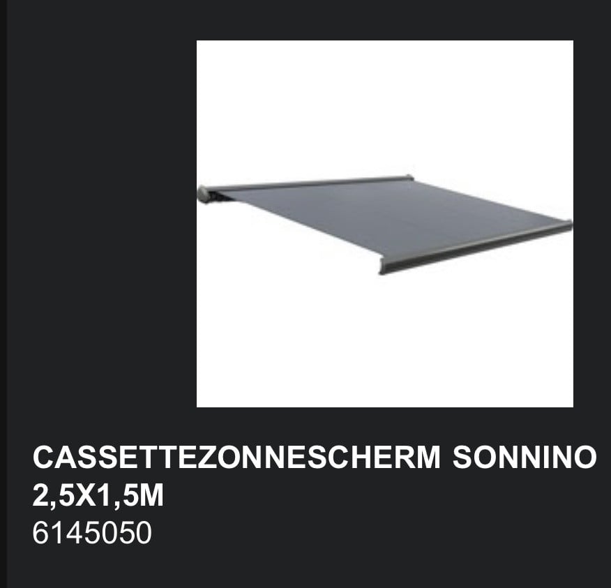Zonnescherm 240cm breed