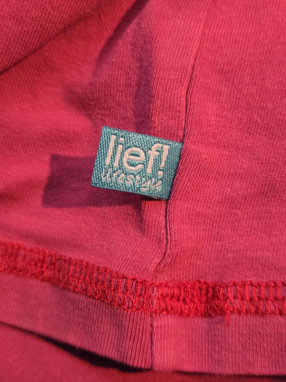 2 hemden meisjes mt 122/126 Lief! Donkerroze