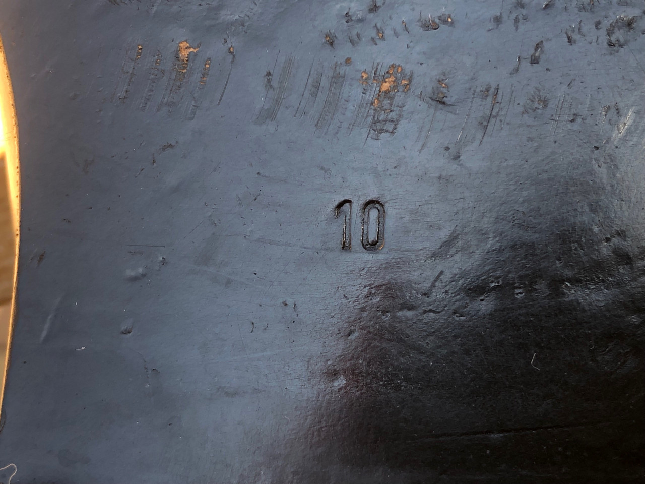 Zwarte Van Lier schoenen maat 10 is 44.
