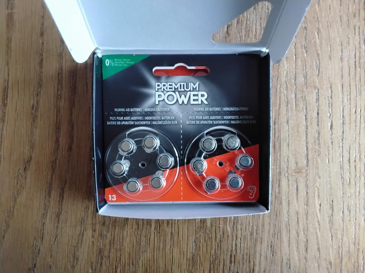 Batterijtjes voor hoorapperaat