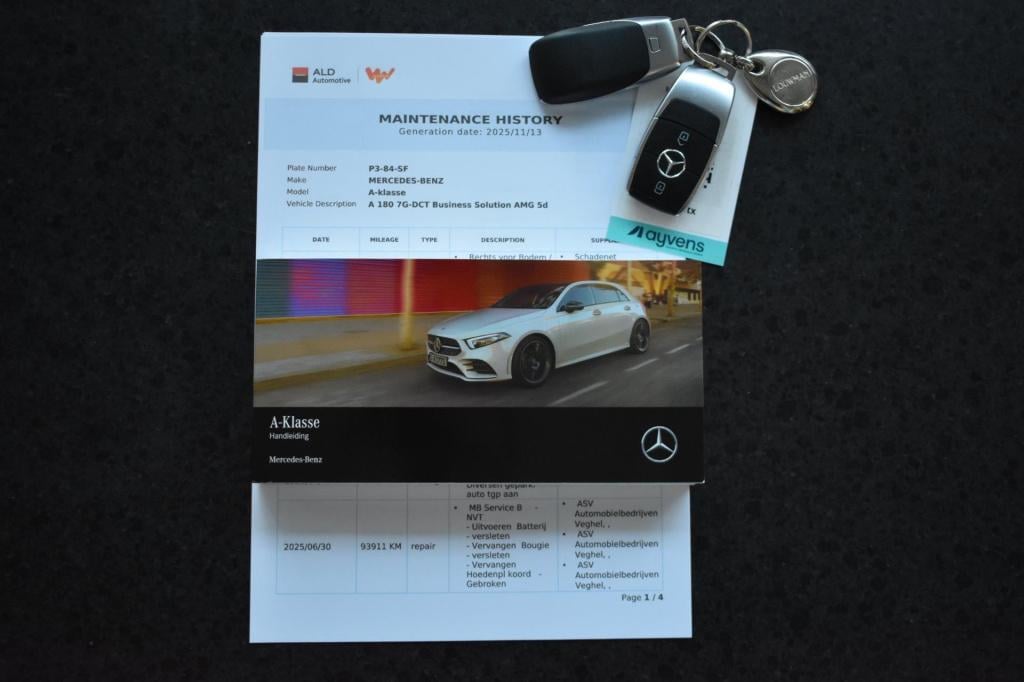 Mercedes-Benz A-Klasse 180 amg night | sfeerverlichting | apple carplay | c