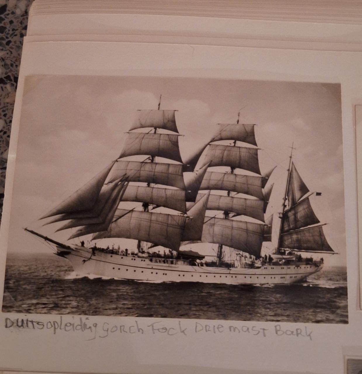 Postkaart / ansichtkaart oude schepen