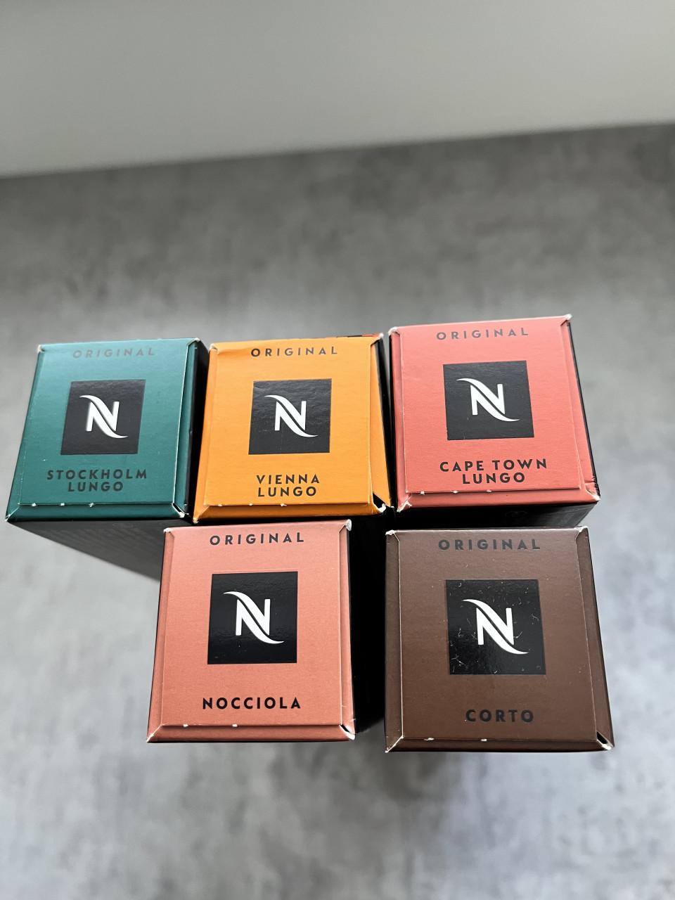 Original Nespresso Capsules 5x Lungo / Barista Pakket
