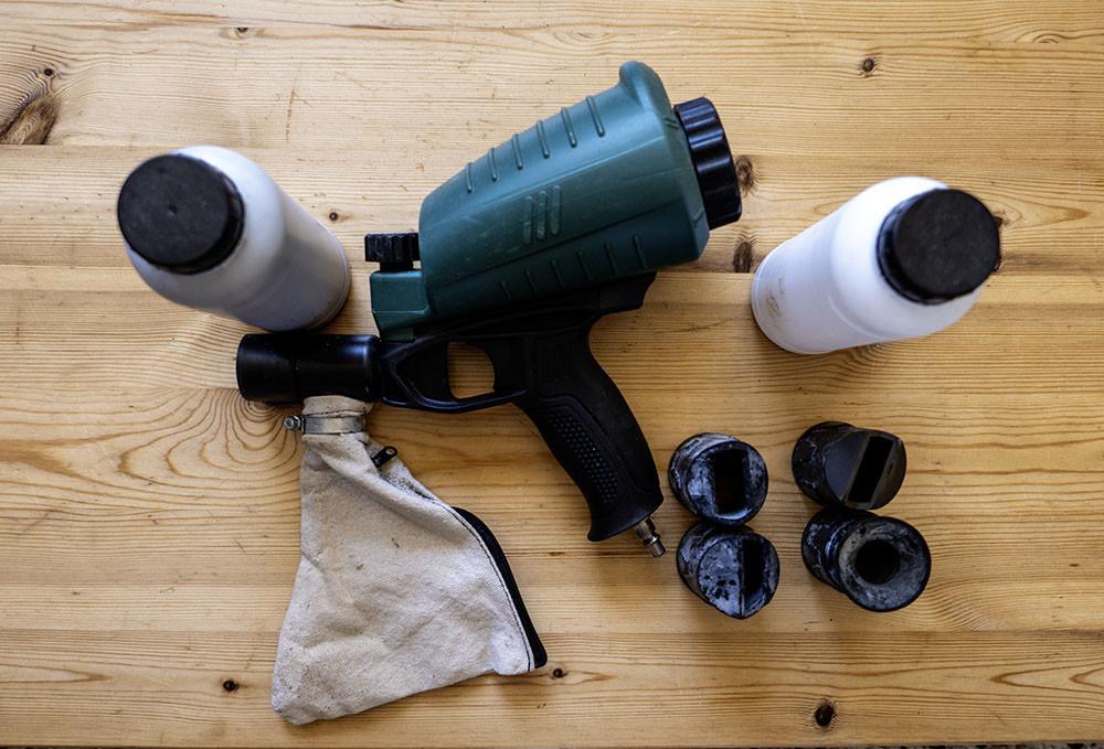 Te koop perslucht zandstraal pistool