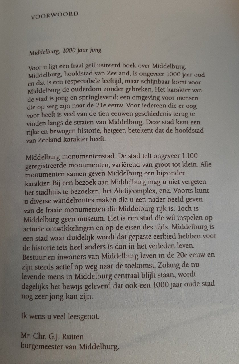 Middelburg, een stad om uit te tekenen. door Corry Rasenberg-François