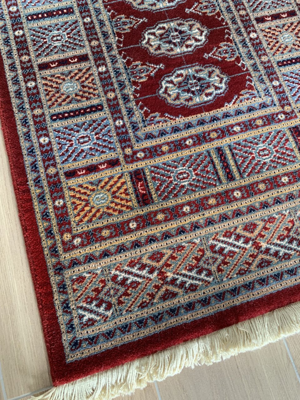 ❣️Prachtig Sfeervol Handgeknoopt Vintage Vloerkleedje❣️Nieuwstaat❣️