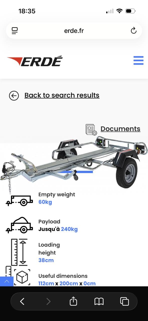 Motor aanhanger