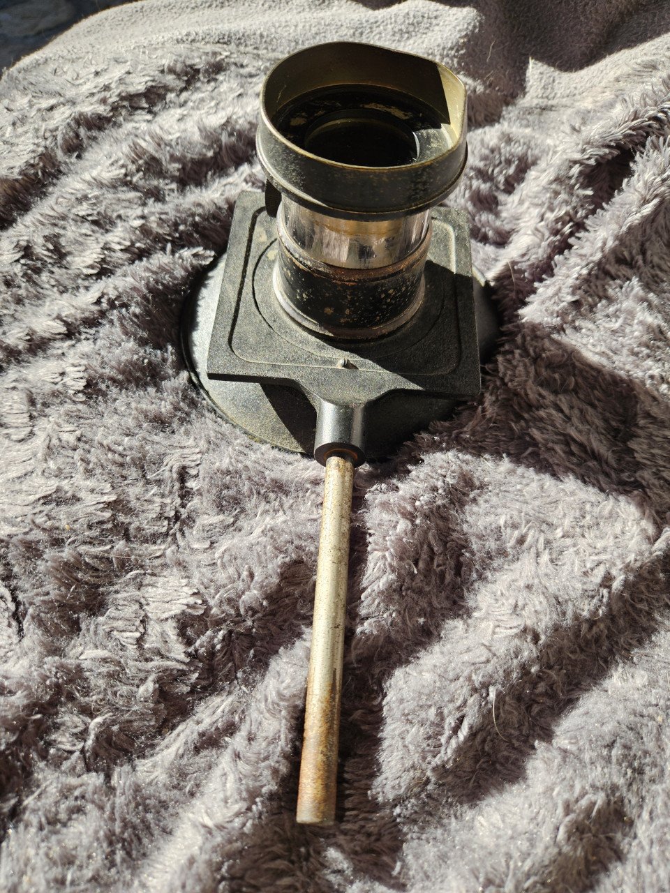 Mooie antieke foto lens ca 1900, glazen zijn nog helder....