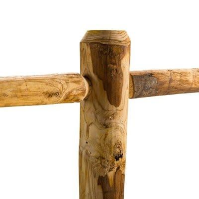 Kastanje palen  post en rail