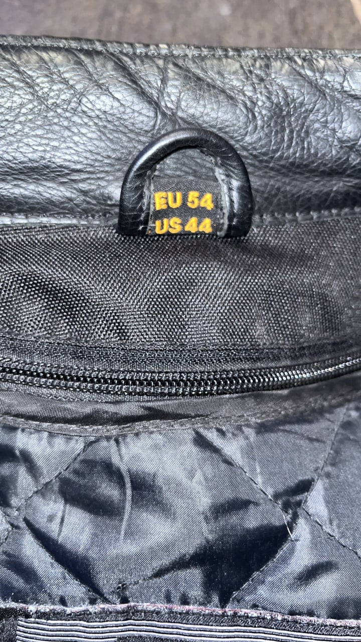 IXS leren motorjas maat 54