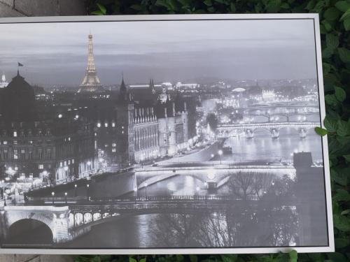 Canvas - Schilderij groot  *** PARIS by Night ***  & SPIJKERBRUG Middelburg