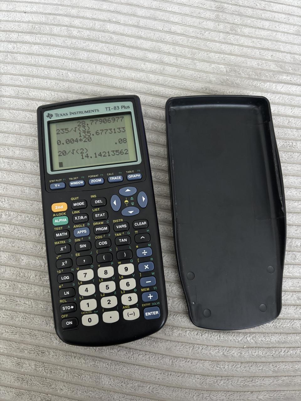 Texas instruments ti-83 plus