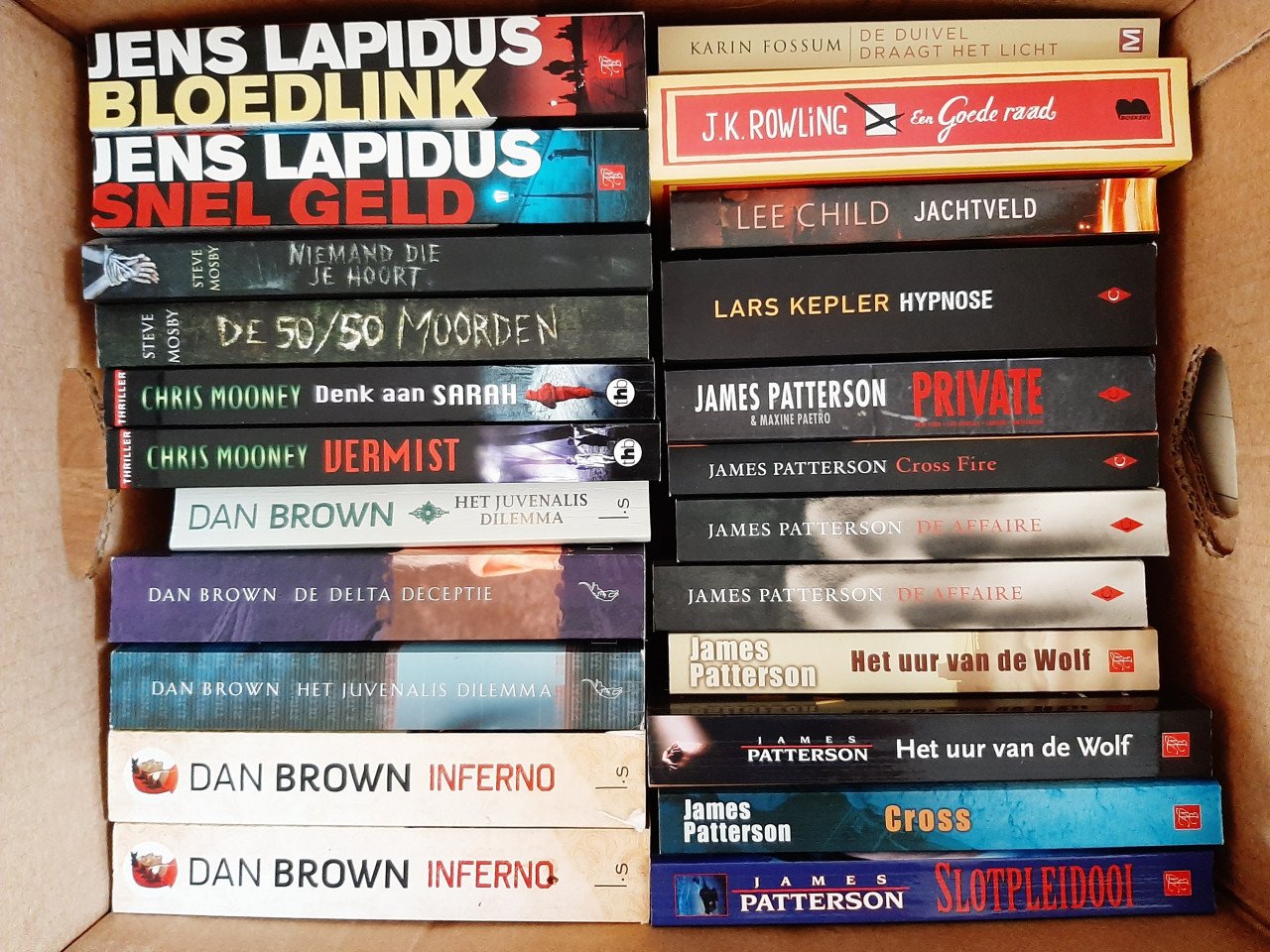 Boeken 2 euro per stuk