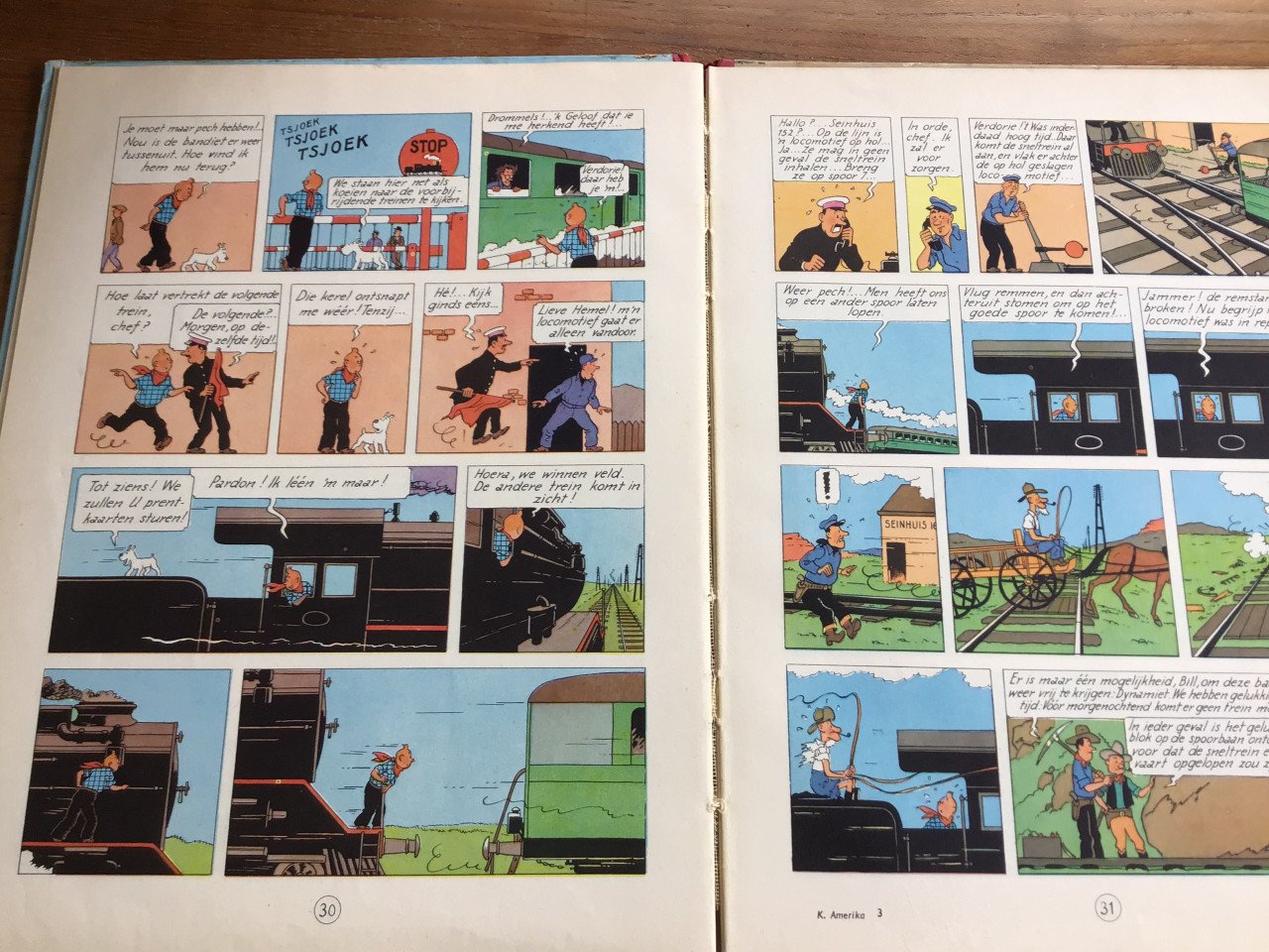 2 Kuifje boeken uit 1947 en 1956