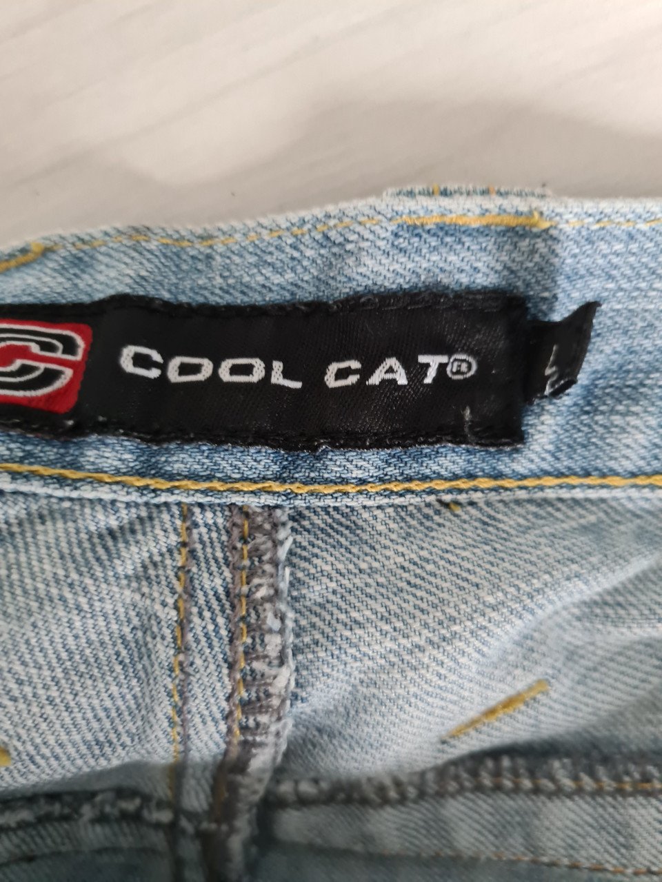 3 stuks 3/4 spijkerbroeken, Coolcat en Petrol Maat M-L