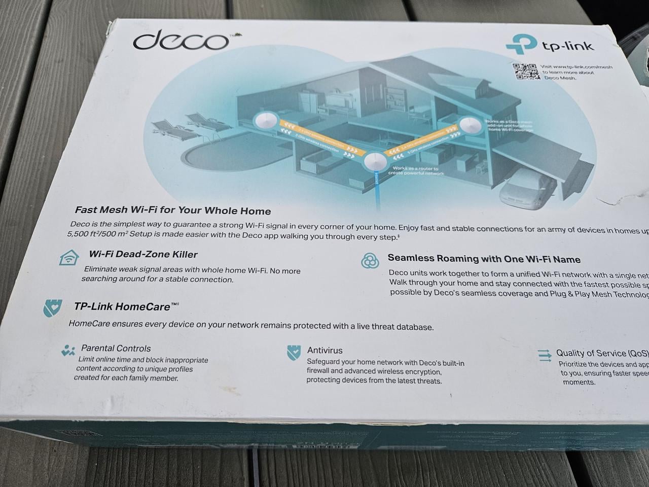 TP-Link Deco M5 AC1300 Whole Home Mesh Wi-Fi Systeem