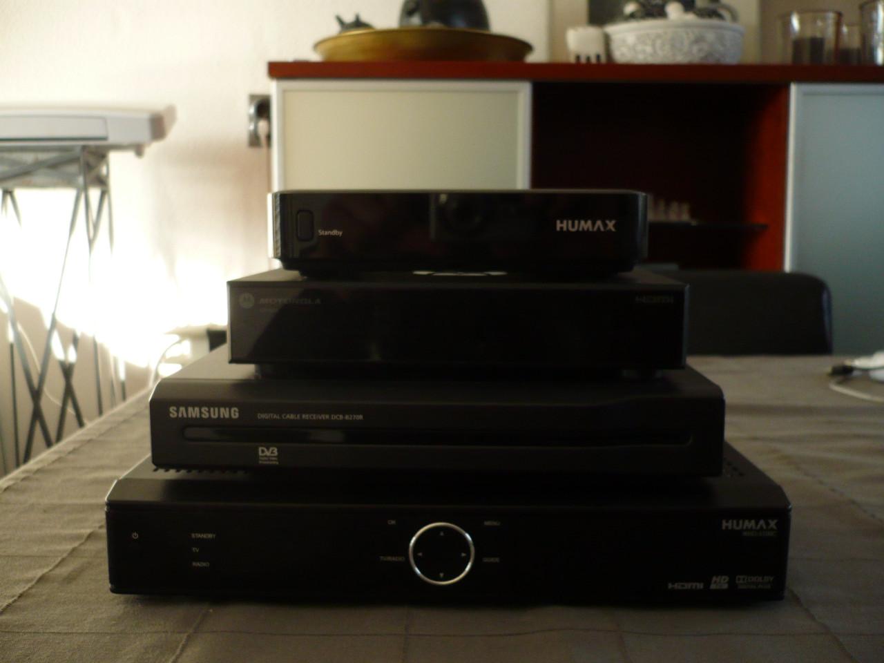 DVB-C Digitale decoders-Humax-Motorola-Samsung-Philips