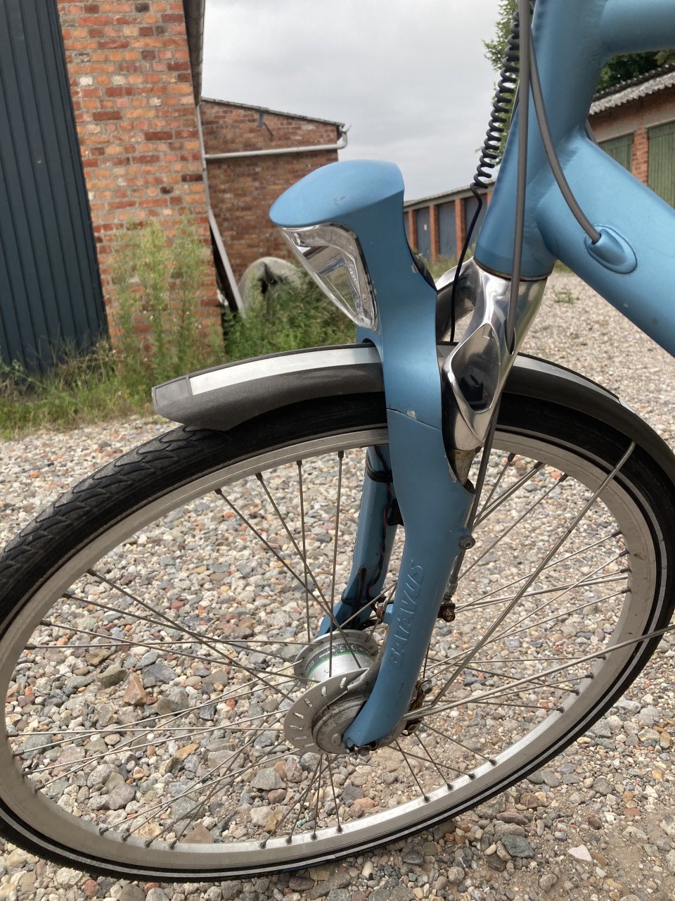 Batavus herenfiets met voorvering, fietscomputer en 7 versnellingen maat 61