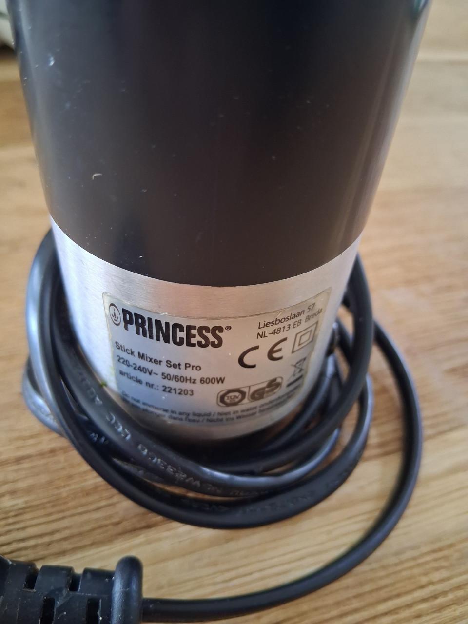 Princess staafmixerset met hakmolen en maatbeker
