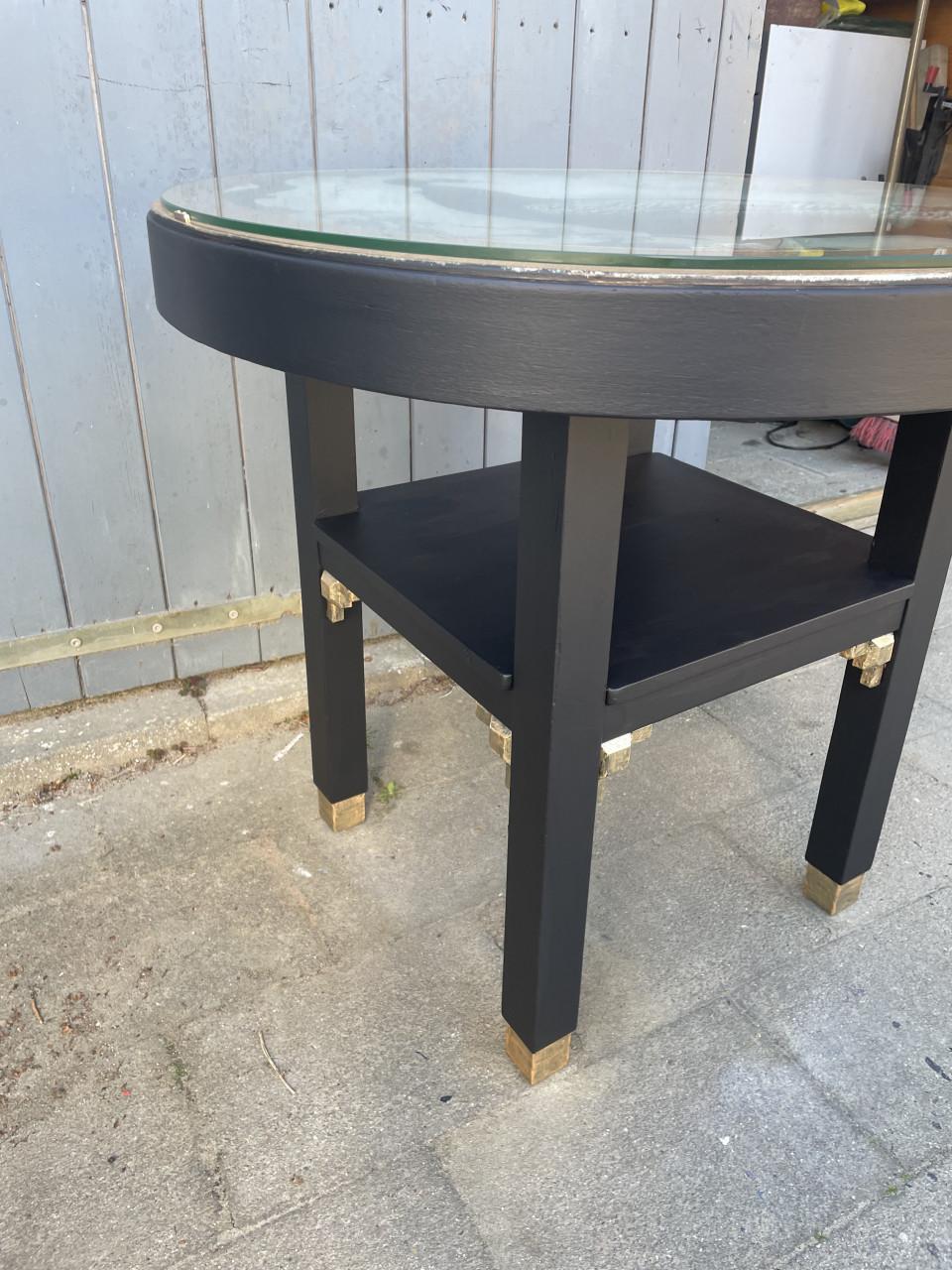 Uniek stevig Tafeltje met pauw