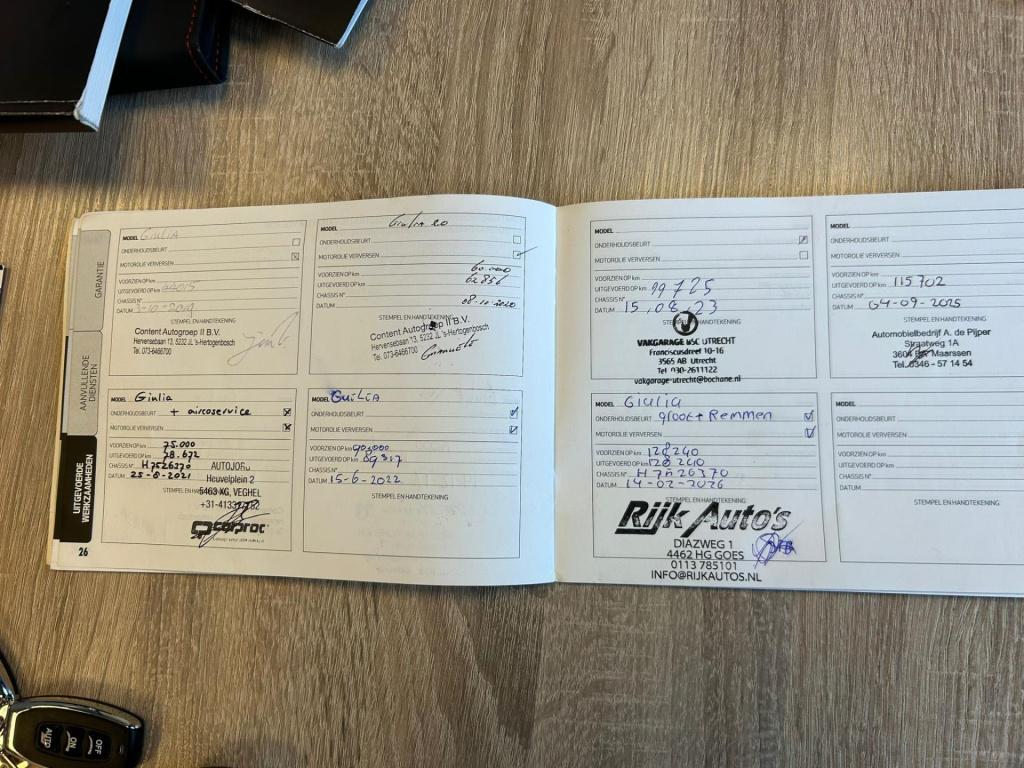 Alfa Romeo Giulia 2.0t * veloce pakket * stoel + stuur verwarming * leder