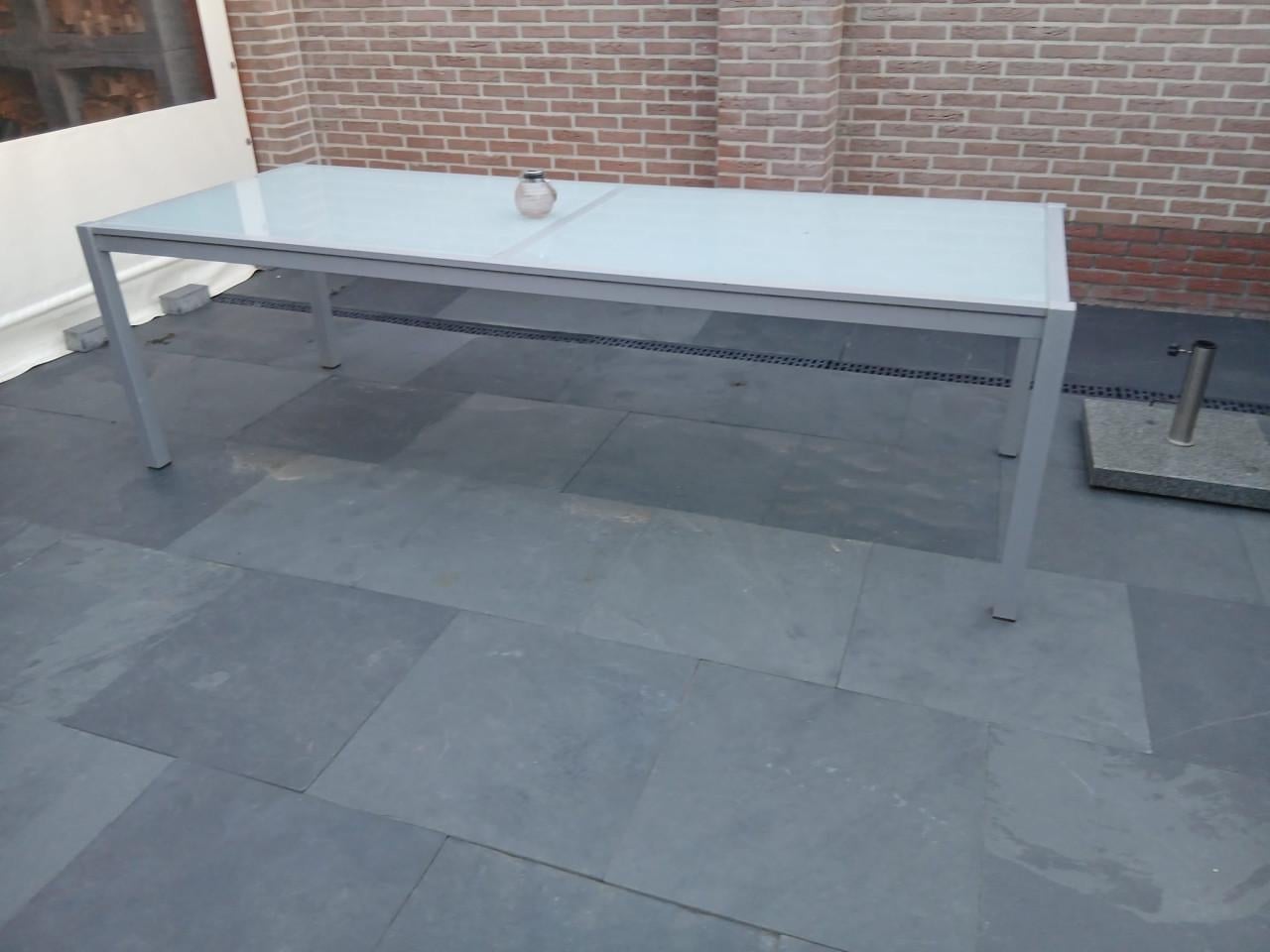 Tuintafel lxbxh 254x95x75