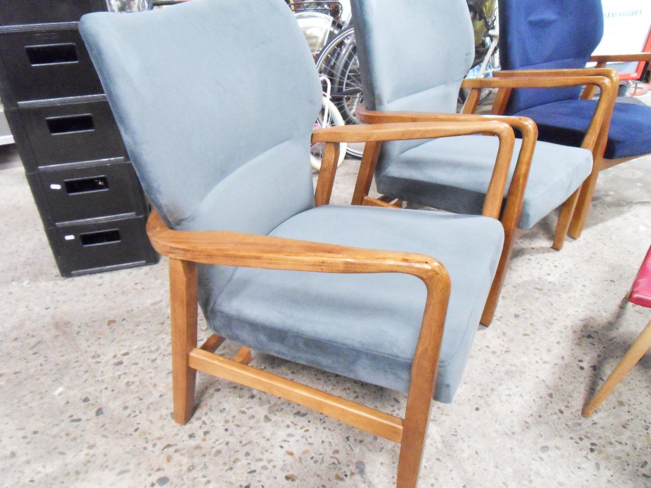 Vintage stoelen 3 stuks