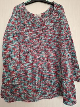Miss Etam trui veelkleurig, gebreid. XXL