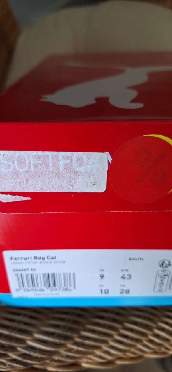 Rode Ferrari schoenen maat 43 / Puma