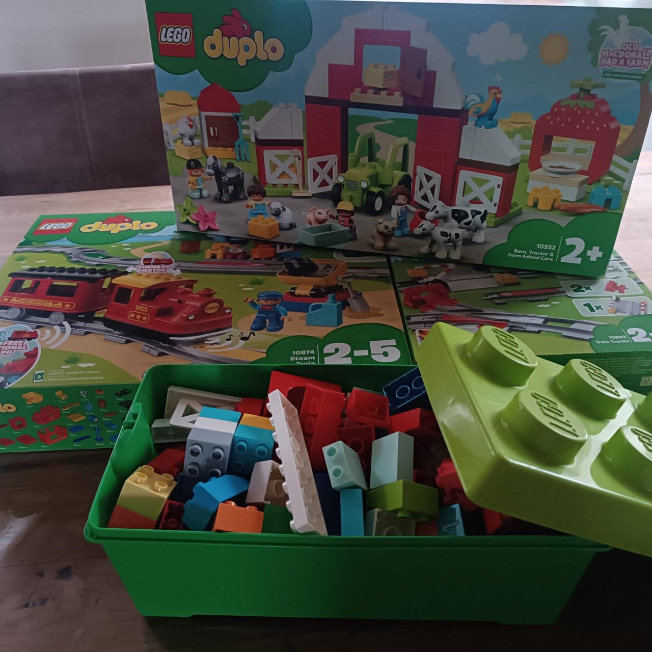 Duplo trein met veel toebehoren