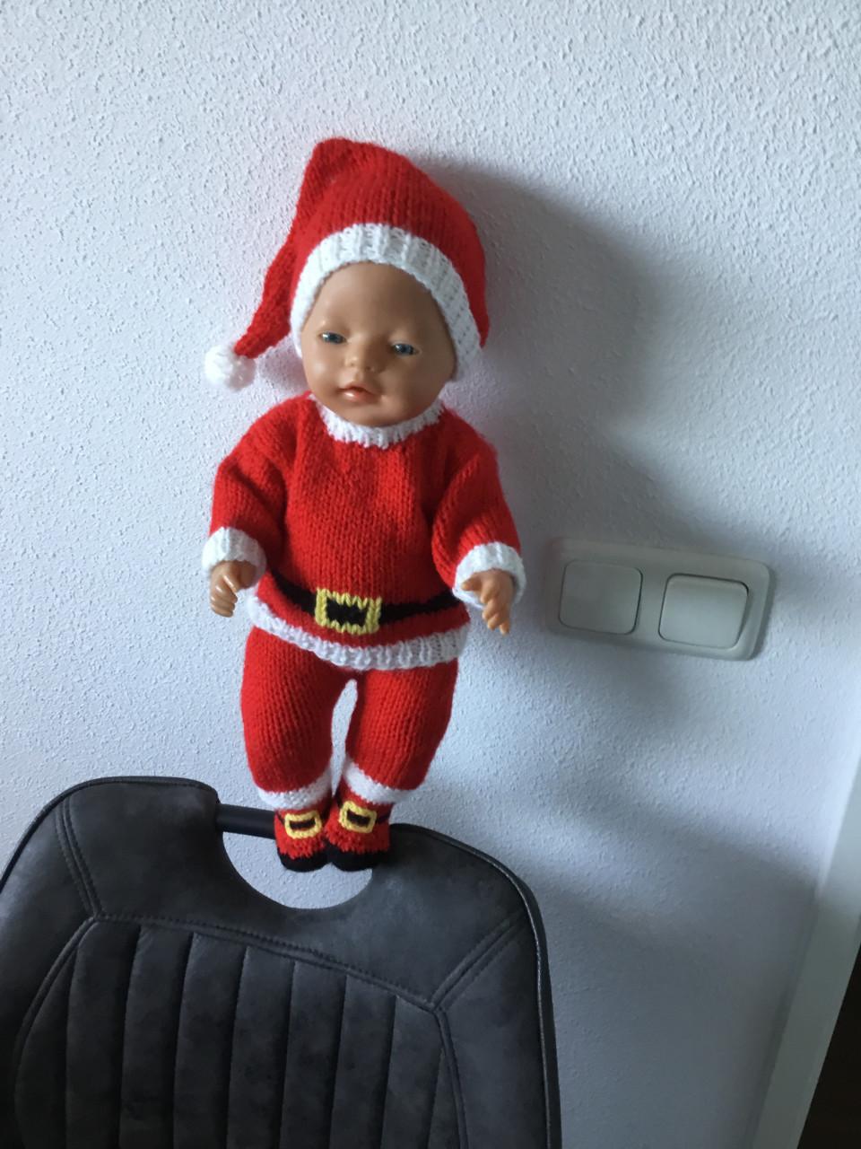 Kerstpakje voor babyborn pop