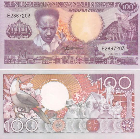 Biljetten Suriname UNC