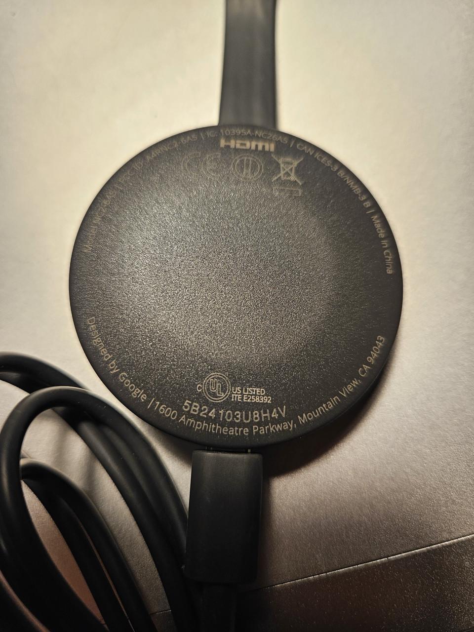 Zgan Google chromecast plus Ethernet adapter zeer nette staat