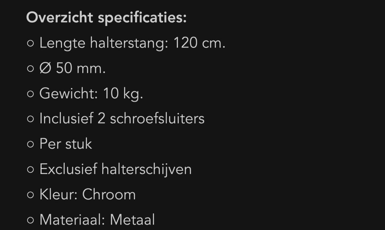 Tunturi Curl bar en haltersteunen