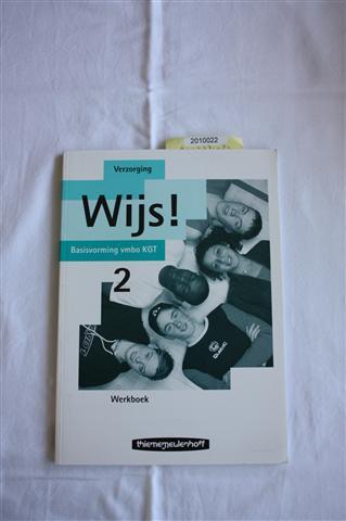Wijs. Basisvorming vmbo KGT/ deel 2 ISBN: 9789006371086 werkboek Euro 2,50