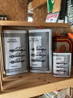 Porsche classic olieblikken