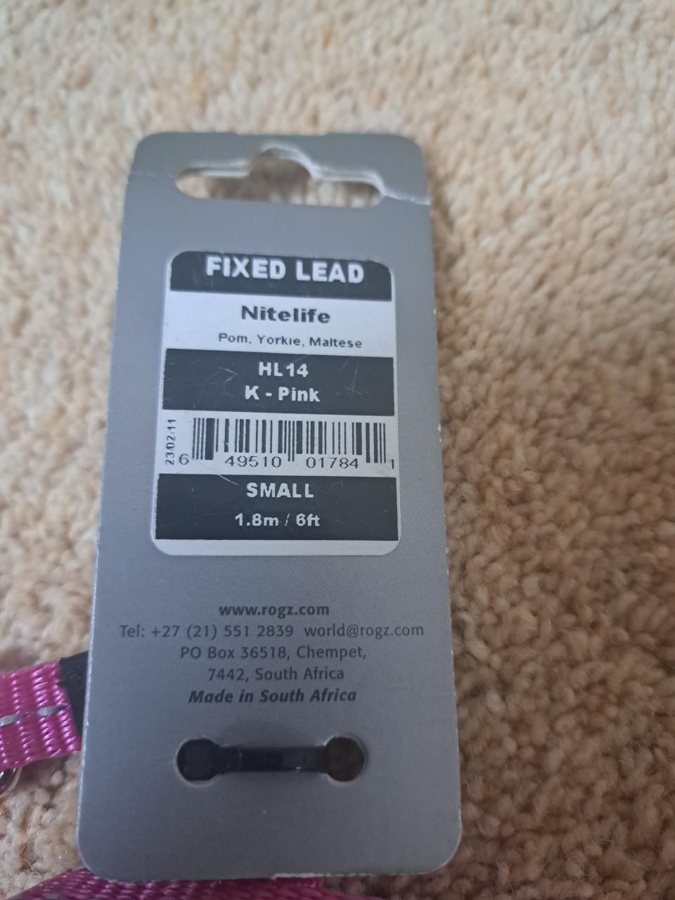 NIEUWE HALSBAND MET LOOPLIJN MT XS