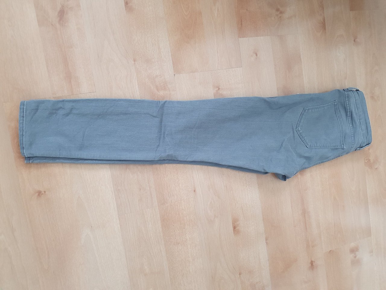 Spijkerbroek, grijs, skinny, maat 28