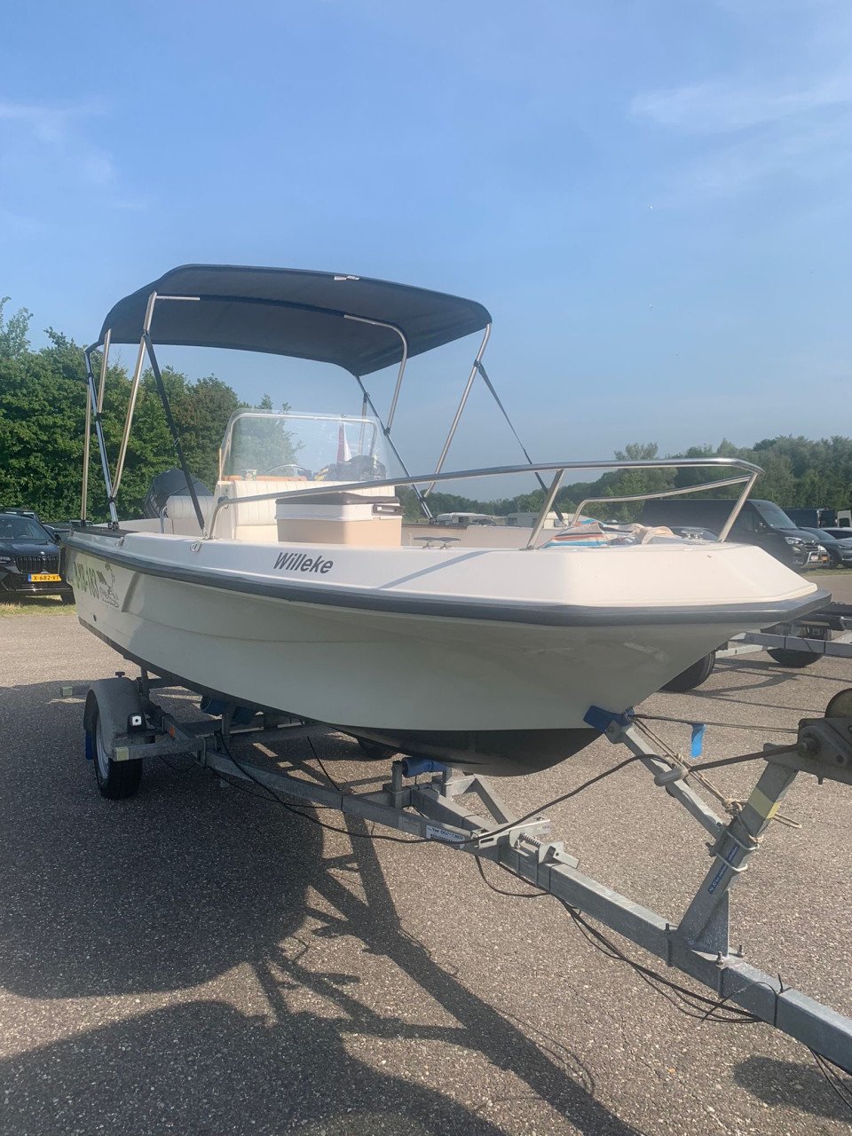 Te koop Elan 495 met een Yamaha 50 pk 4-takt