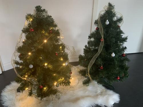 Kerstboompje 60 cm met timer verlichting