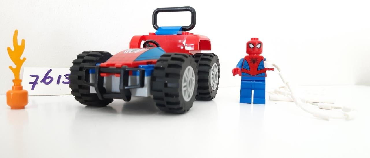 Lego Superhelden 76133:  Spider-Man autoachtervolging met de green goblin