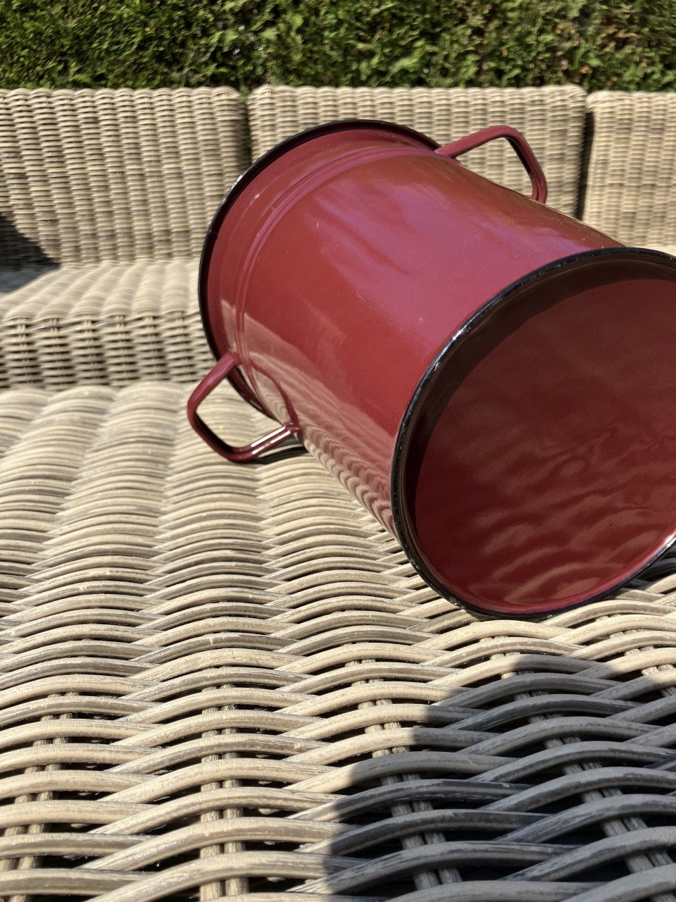 Emaille vaas / kan €9,50