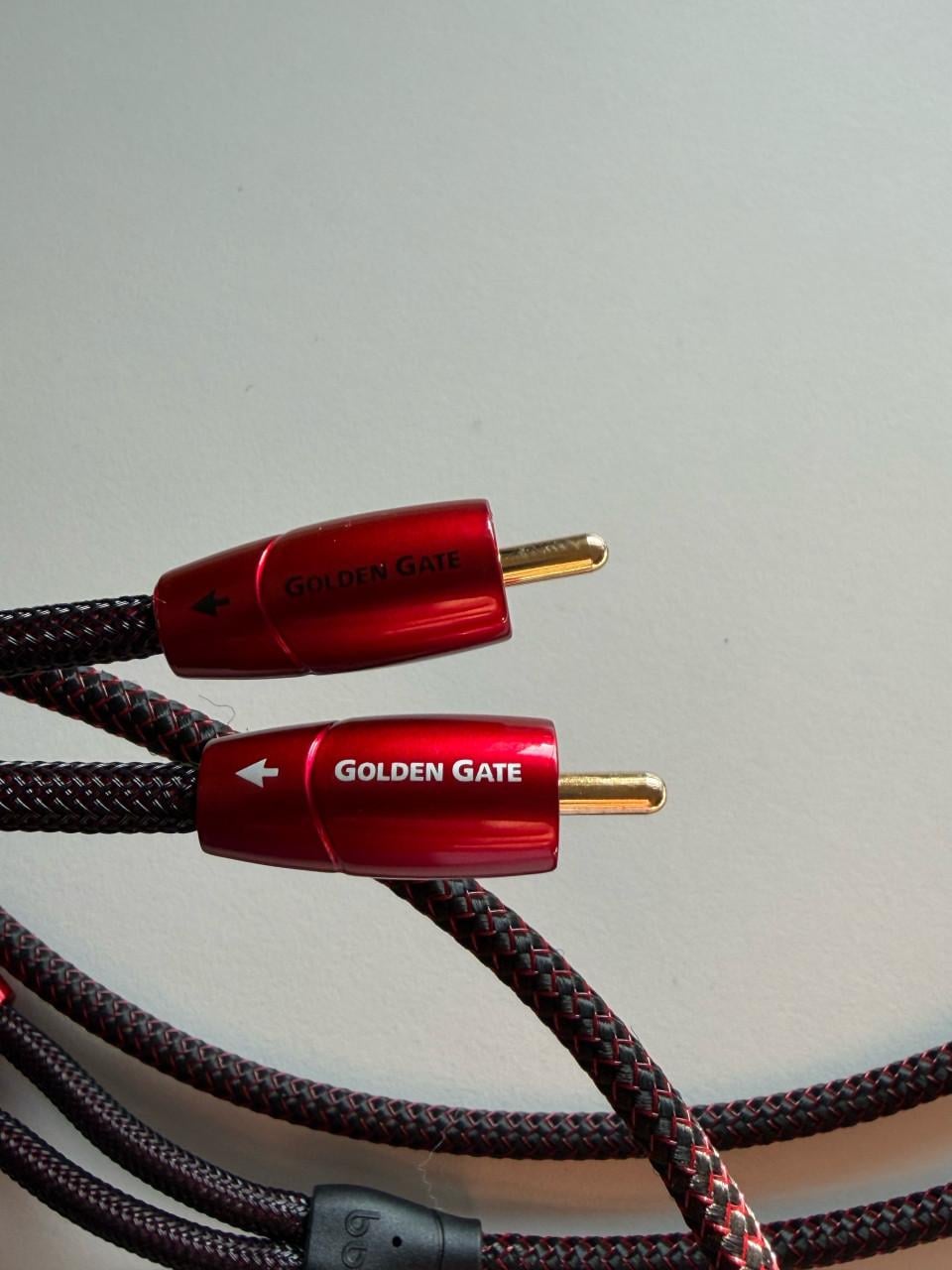 Set AudioQuest Golden Gate audiokabels zie tekst