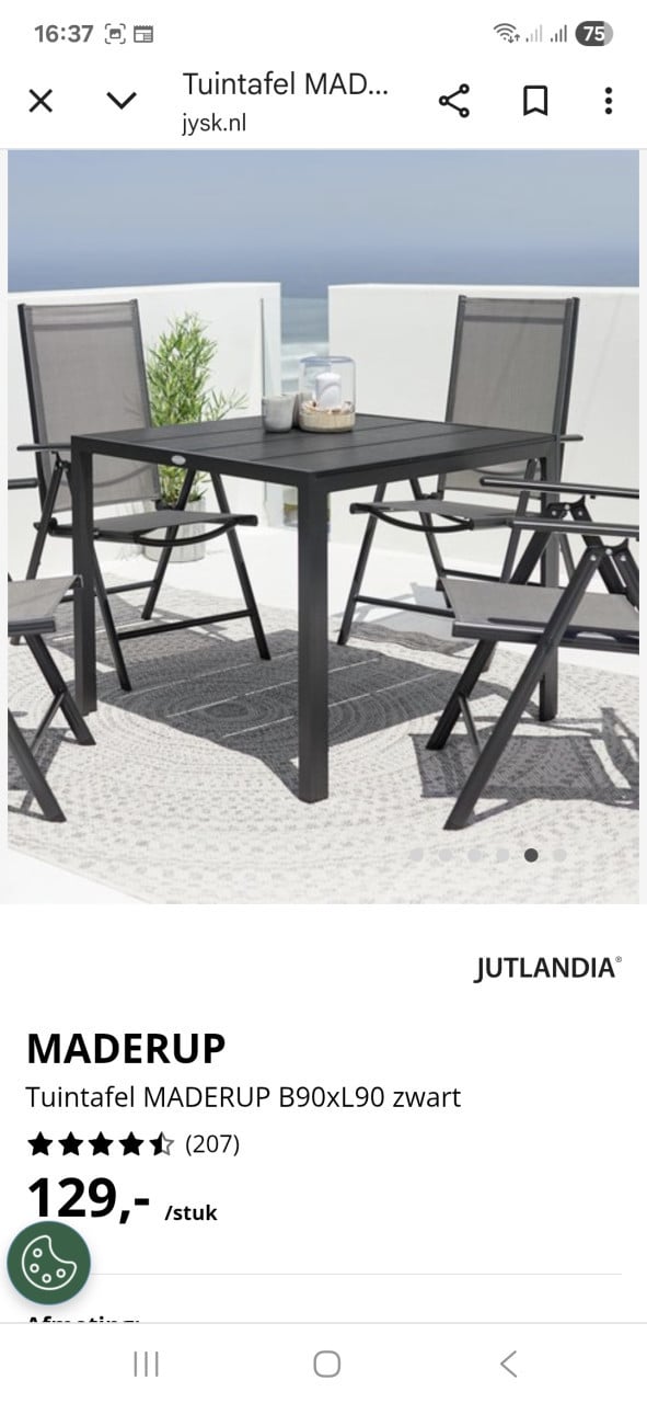 Tuintafel