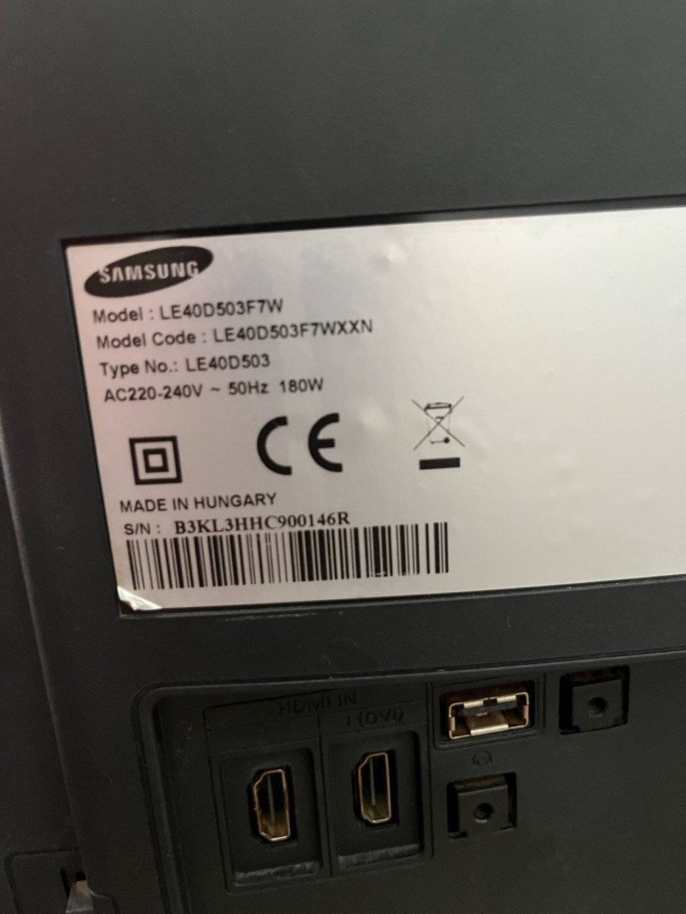 Tv Samsung 40 inch