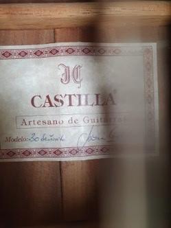 Spaanse 'senorita' gitaar, voor kleinere handen,  maat: 3/4.