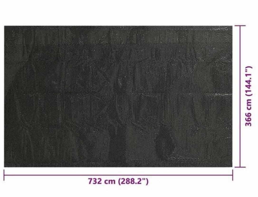 Nieuwe zwembadfolie / 732 x 366 / Makkelijk op maat te maken